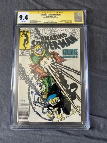 Amazing Spider-Man 298 CGC 9.4 SS 1st Eddie Brock Signed by Todd McFarlane 1988