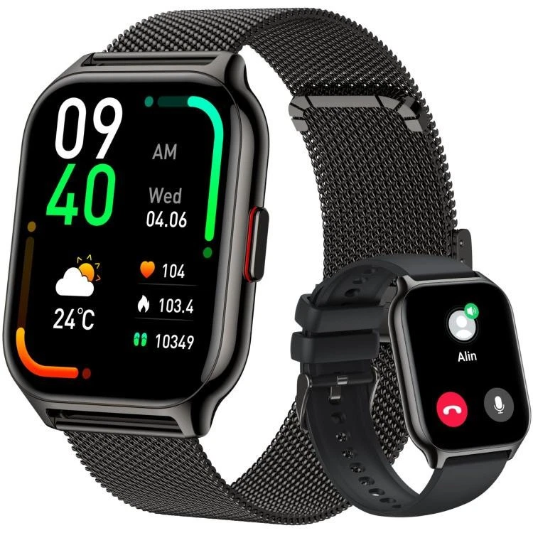 Smart Watch Men Women with Phone Function Wristwatch for iOS Android Tracker