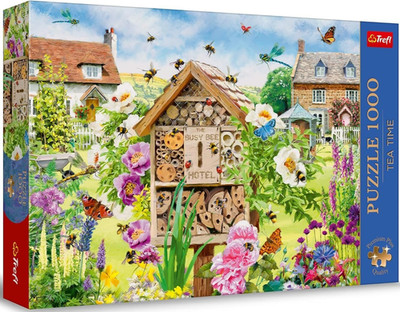 NEW TREFL Jigsaw Puzzle 1000 Pieces Premium Plus Tea Time A Home for Bees