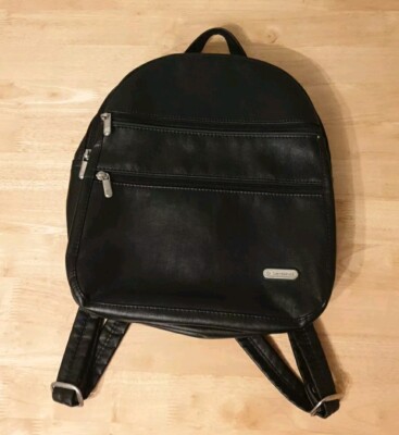Samsonite Leather Backpack In Black UK