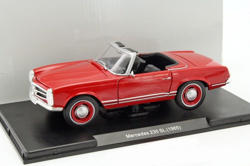 Die Cast Mercedes 230 Sl 1965 - Car Vintage Scale 1:24 COD .7154161 - Picture 1 of 1