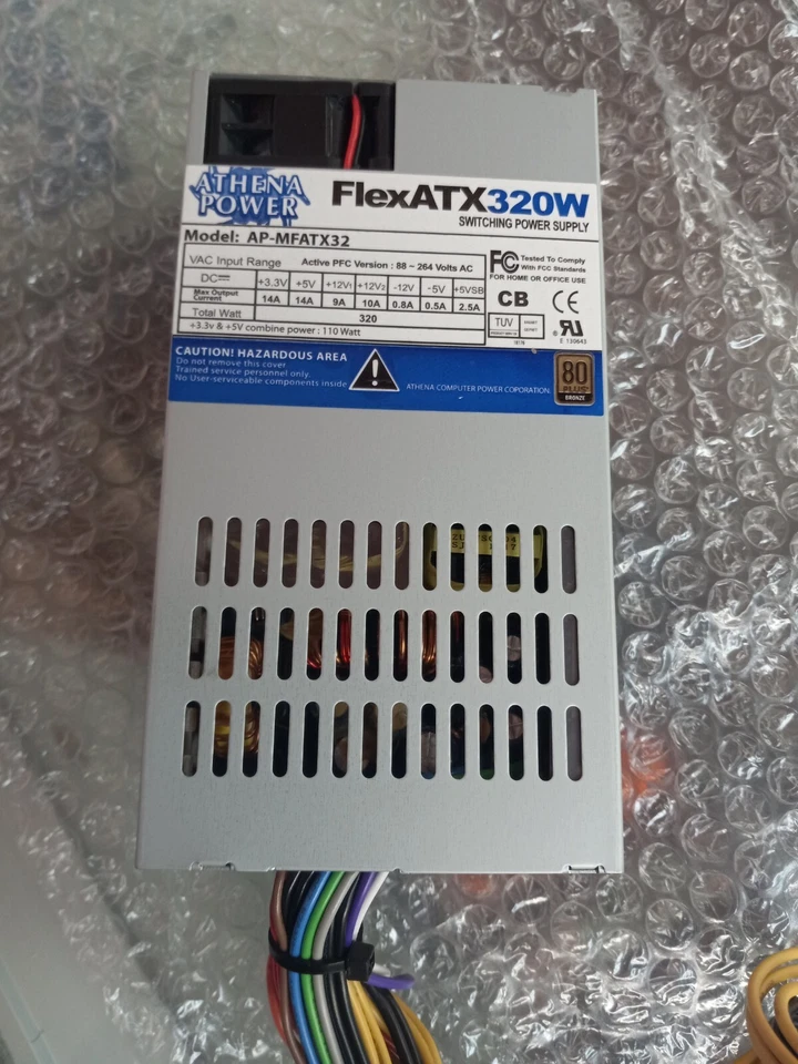 AP-MFATX32 Athena PC Computer 320W Flex ATX Power Supply New - Image 4 of 4