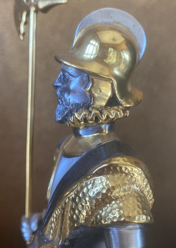 Gippe Vasari Knight Warrior Silver & Gilt Bronze Figurine 78/200 - Picture 4 of 11