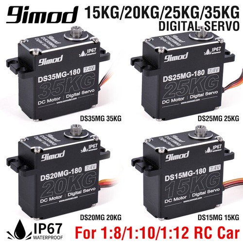 9imod Waterpoof Digital Servo 35kg 25kg 20kg 15kg Metal Gear for 1/10 RC Car - Picture 2 of 19