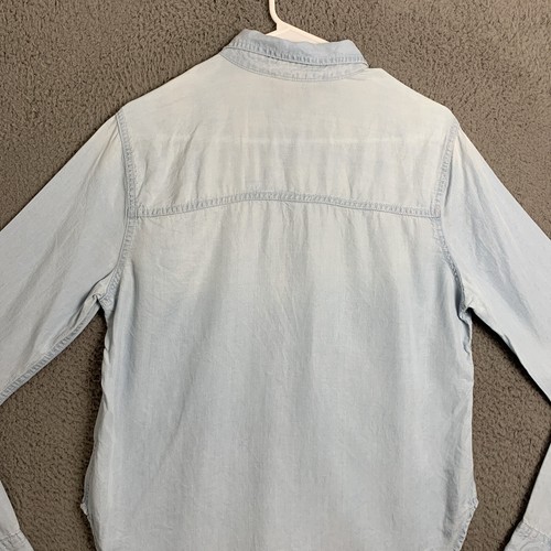 Abercrombie & Fitch Shirt Womens Small Long Sleeve Collared Button Blouse Top - Picture 13 of 13