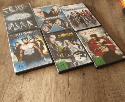 X-Men 1-6 Sammlung / X-Men 1+2+3+4+5+6 Paket alle Teile DVD 