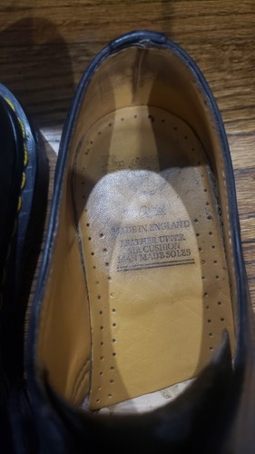 Dr Martens Made In England Leather Unisex UK 4 US6 lace up Shoes - Picture 2 of 7