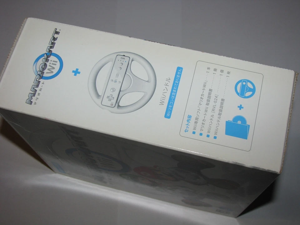 Mario Kart Wii (Japanese ver boxed +handle) Nintendo Wii Japan import US Seller - Image 4 of 4