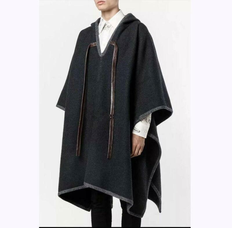 ジャケット・アウター Vintage 60's Wool Hooded Poncho Cape Vintage 60's Wool Hooded Poncho Cape Coat Gray Made in NY
