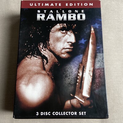 CD☆3枚／FIRST BLOOD／RAMBO 1〜3／ランボー 1.２.3 Rambo: 3-Disc Collector Set (Ultimate Edition) (DVD) First Blood I