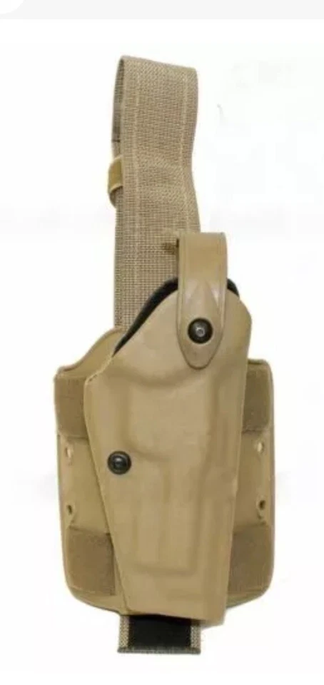 Nueva funda de pierna SAFARILAND Beretta 92 96 bronceada doble correa 6004-73 M9 Foto 2 de 2