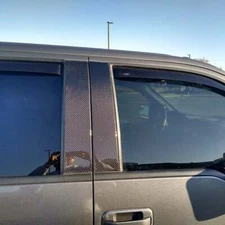 REAL CARBON FIBER PILLAR Posts for Nissan Titan  (2016-2023) 4pc