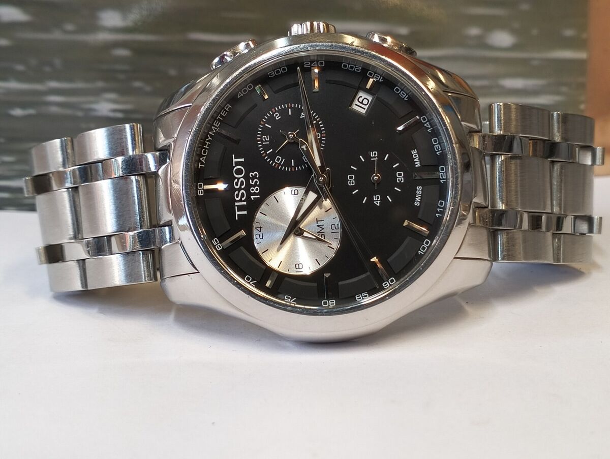 VINTAGE TISSOT CHRONOGRAPH QUARTZ T035439A SWISS MEN'S FULL VINTAGE TISSOT CHRONOGRAPH QUARTZ T035439A SWISS MEN'S FULL