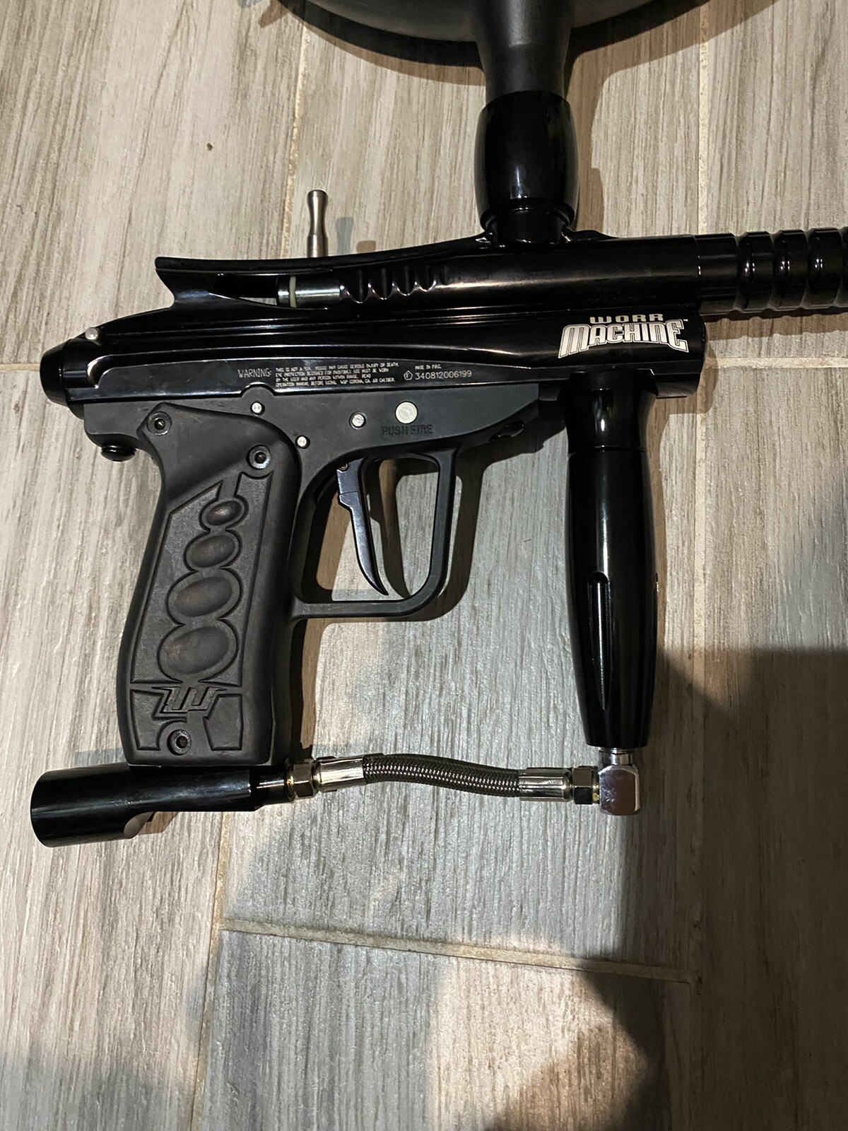 WPG Worr Machine Paintball Gun With Accessories eBay