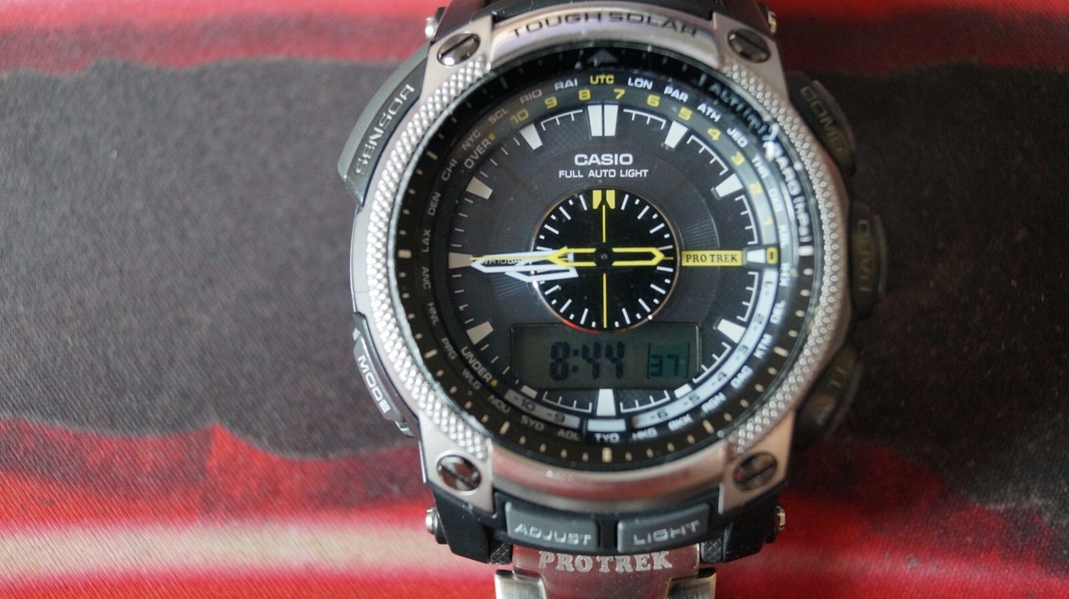Casio Titanium Protrek PRG-500T-7DR PRG 500 Triple Sensor