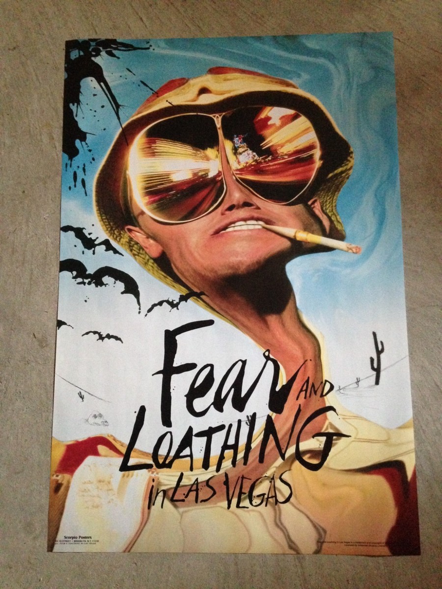 B2大 ポスター Fear, and Loathing in Las Vegas Fear & Loathing in Las Vegas movie poster 24x 36 - johnny