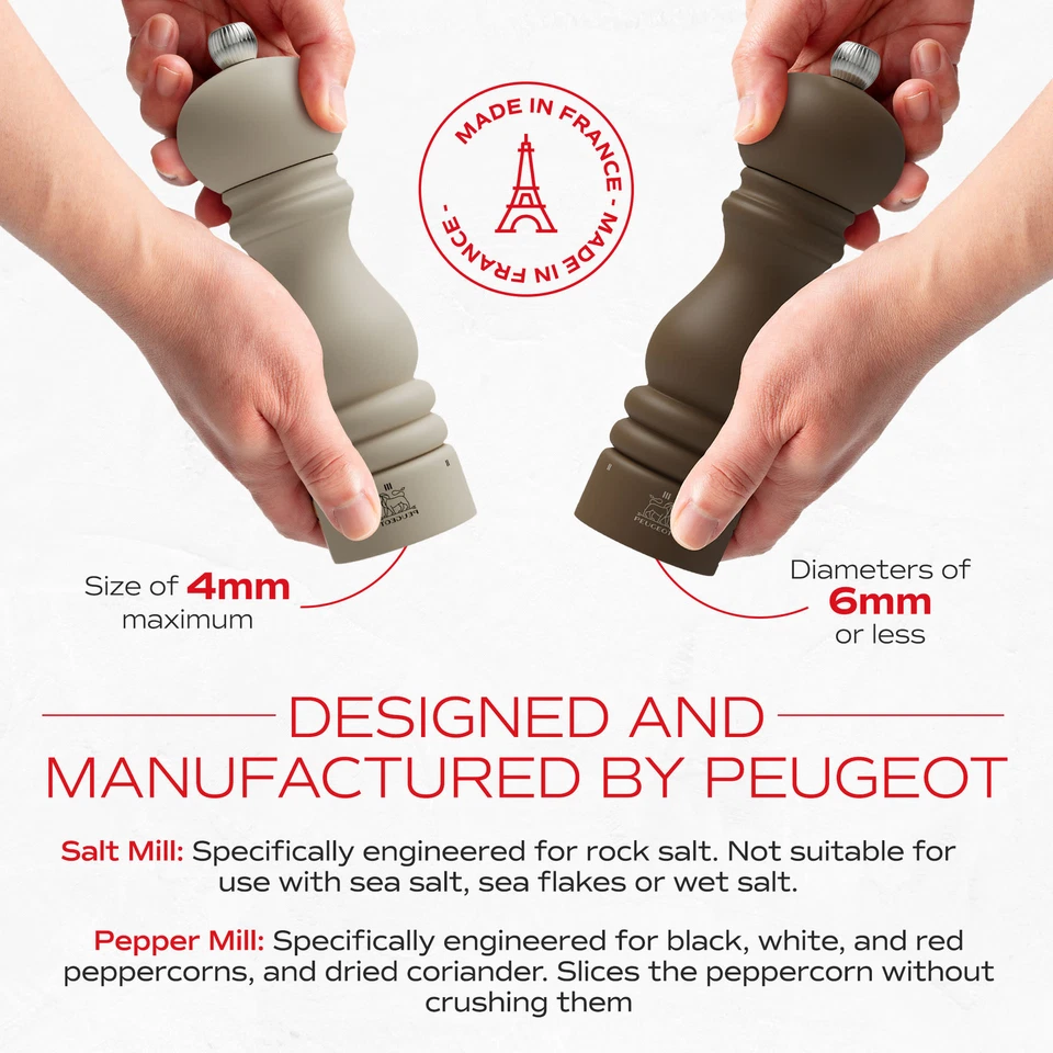 Juego Molinillo Sal y Pimienta Peugeot Paris u'Select - Color del año (Moca/Ceniza) Foto 4 de 4