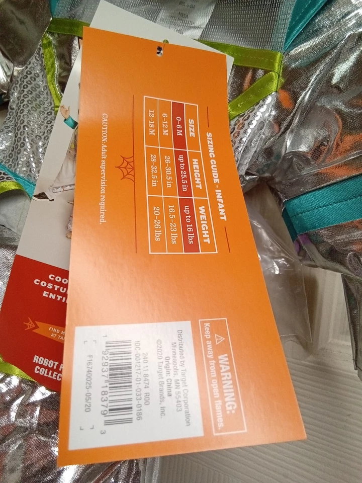 Hyde and Eek Boutique Infantil Robot Vestido y Diadema Disfraz Completo 0-6 Meses A108 Foto 3 de 4