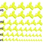 50/100pc Yellow Treble Hook Covers Protector Fishing Lure Holders #1 #2 #3 #4 #5