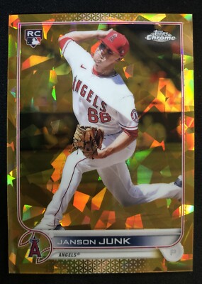 2022 TOPPS CHROME SAPPHIRE JANSON JUNK ROOKIE GOLD REFRACTOR #21/50