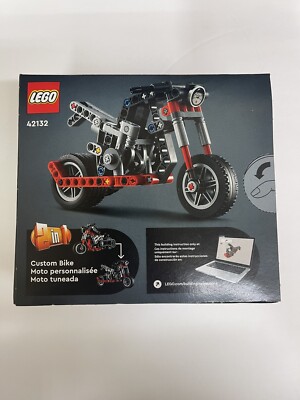 LEGO TECHNIC 42132 Chopper Motorcycle in 163 pcs 2022 NEW in box  673419352161|