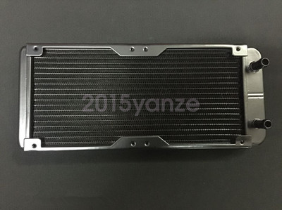 New Aluminum 240mm Water Cooling Cooled Row Heat Exchanger Radiator for CPU PC