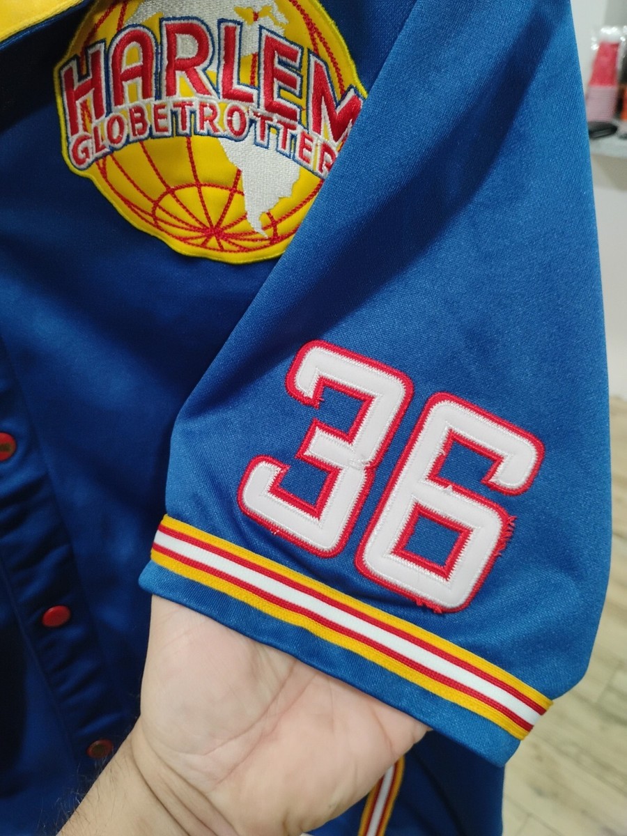 Harlem Globetrotters Platinum Fubu Size L(16-18)Youth Warm