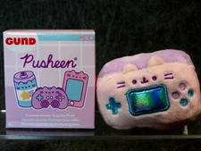 Gund NEW Pusheen PINK HANDHELD CONSOLE Gamer Blind Box Series 24 Plush Cat