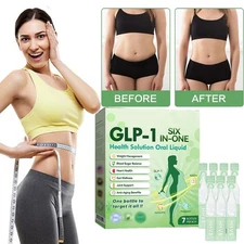 GLP-1 SIX-in-ONE Health Solution Oral Liquid, Advanced Body Care Liquids Drop US