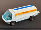 Vintage Hot Wheels Redline 1971 WHITE Enamel Fuel Tanker - DARK Int., EXCELLENT!