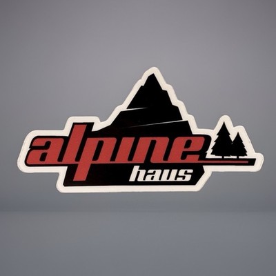 ALPINE HAUS CONNECTICUT CT SKI SNOWBOARD LOGO STORE SNOW MOUNTAINS SKATE SKIING