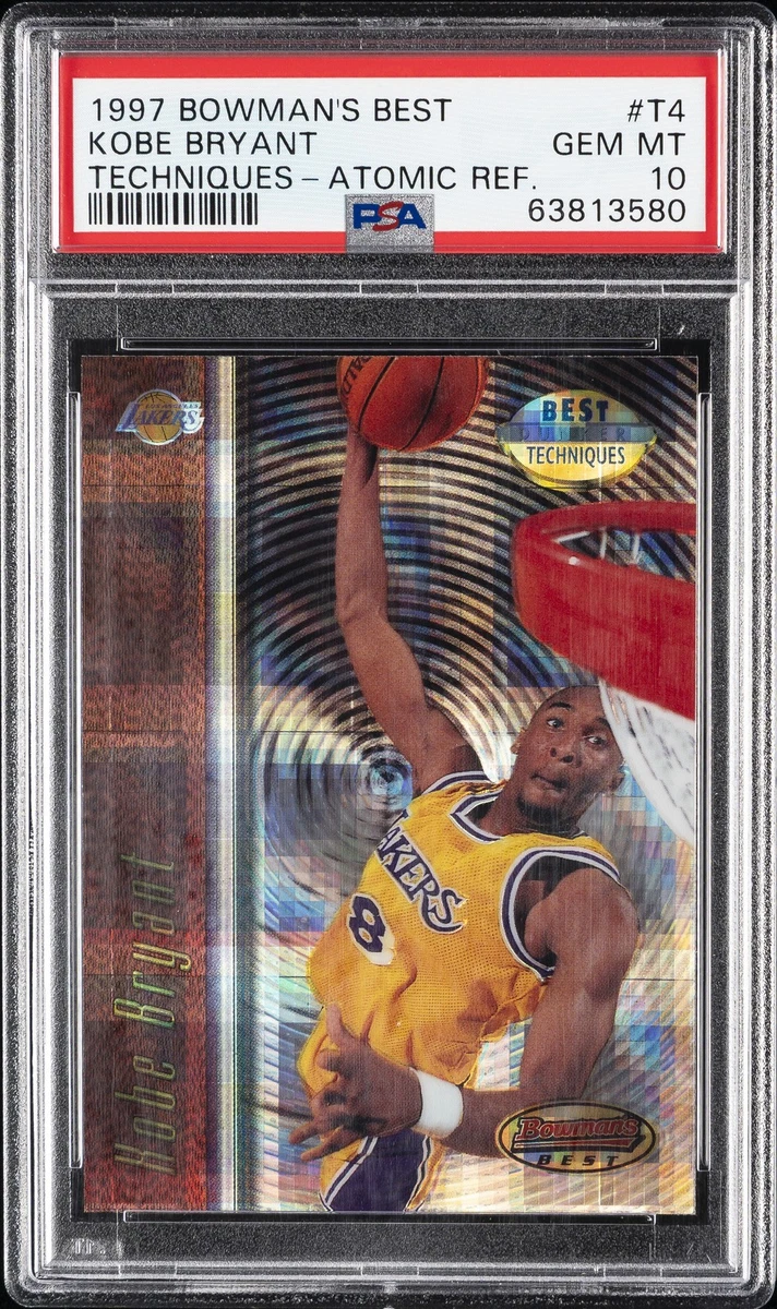 Bowman Kobe Bryant Basketball 1997-98 Season Sports Trading Cards