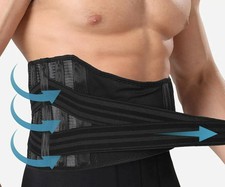 Back Brace for Lower Back Pain, Lumbar Support, Adjustable Waist Support Size L
