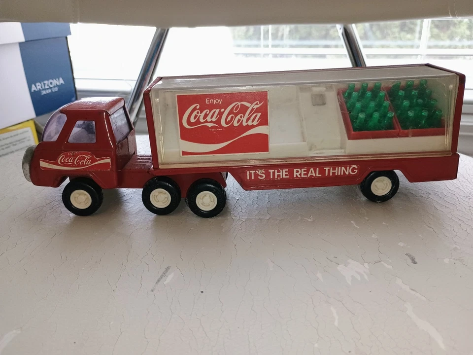 Lote De 3 - 2 Camiones De Colección Buddy L Coca Cola y Transportador De Coche y Tonka Dune Buggy Foto 3 de 4