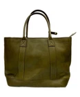 土屋鞄                    Tsuchiya Kaban Olive Vehicle Large Stock Tote Leather Tot
