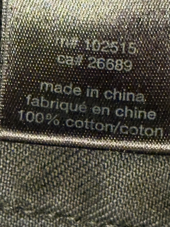 John Varvatos trucker Jacket w/Mandarin Collar, Zip/Button closure-Medium-Black - Image 4 of 4