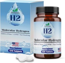 Molecular Hydrogen Water Tablets for Drinking Water - H2 Hydrogen Tablets Boost.