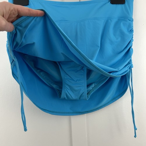 Lands End Damen Badeanzug Unterteil Rock Blau Größe 14 - Bild 2 von 5