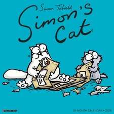 Simon's Cat 2026 Wall Calendar (free shipping)