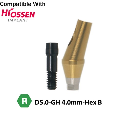 17° Angled Anatomic Abutment Regular Fits Hiossen Osstem TS Ø4.5/5.0mm Platform - Picture 46 of 49