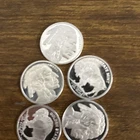 Lot of  5 GOLDEN STATE MINT 1/10  ounce Silver Buffalo Round .999 FINE Silver