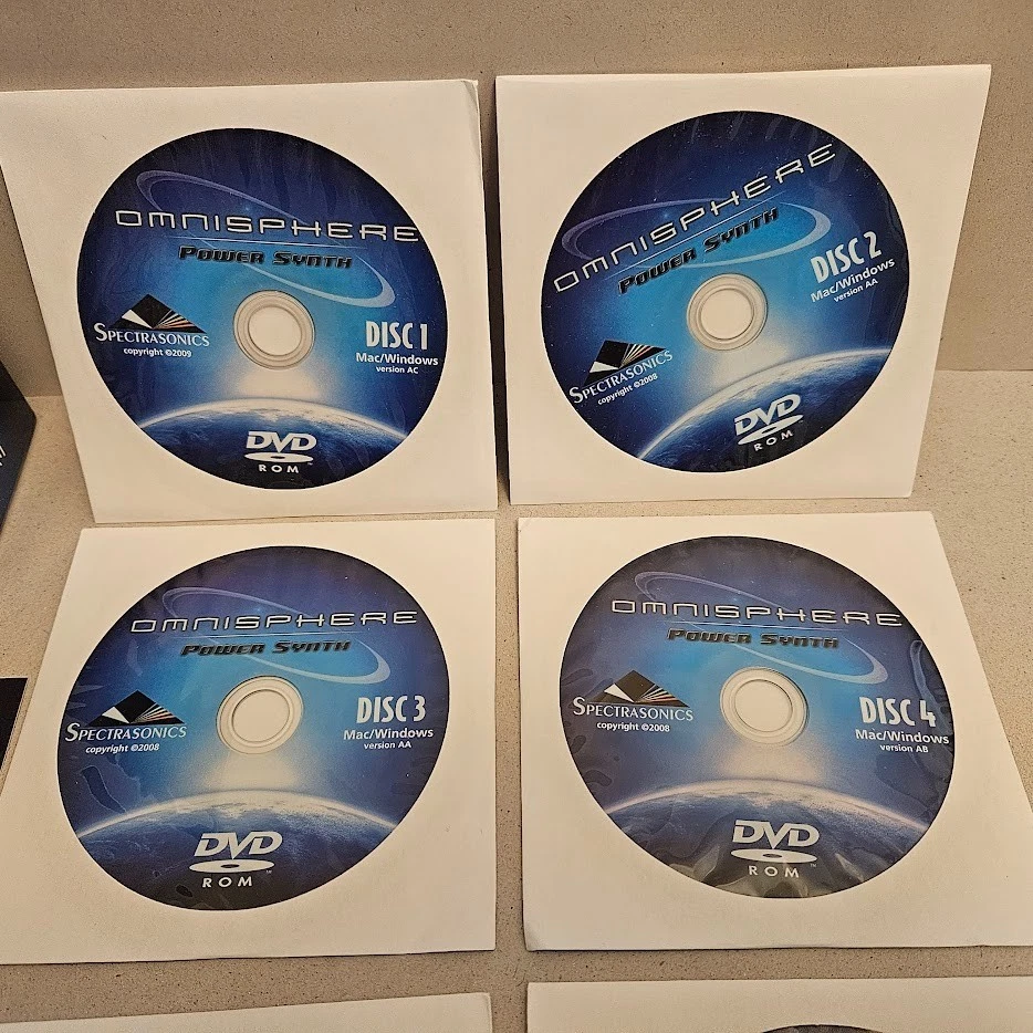 Spectrasonics Omnisphere Power Synth 1 Virtual Instruments Software PC 6 Discs - Image 4 of 4