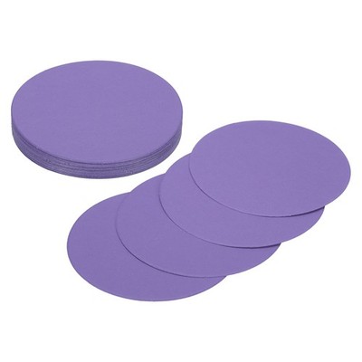 24Pcs Circle Card Stock, 2Inch Cardstock Paper Circles for Craft, Dark Purple