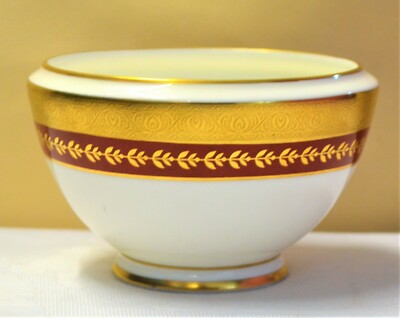 Minton Imperial Gold Rot Date 1978 offene Zuckerschüssel Becken 