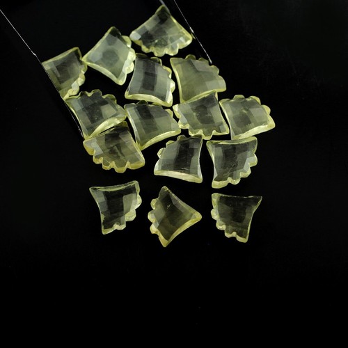 Natürliche Lamone Quarz Axt geschnitzte Form lose Edelstein Briolette Schliff Perlen viele - Bild 1 von 10