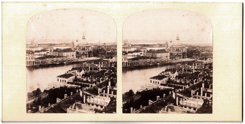 Tirage Albuminé Panorama Budapest – 18,2x96,6 Cm – Vers 1890 – Original