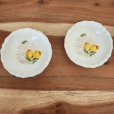 Effetti d' arte set of two small lemon dish tray handmade in Italy