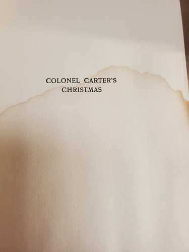 Colonel Carter's XMAS F Hopkinson Smith 1903 Antique Book - Picture 6 of 10