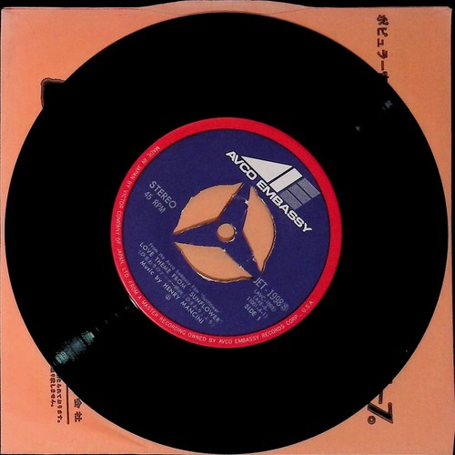 Henry Mancini Love Theme from Sunflower / Giovanna's Theme Japan 7” 1970 - Picture 4 of 4