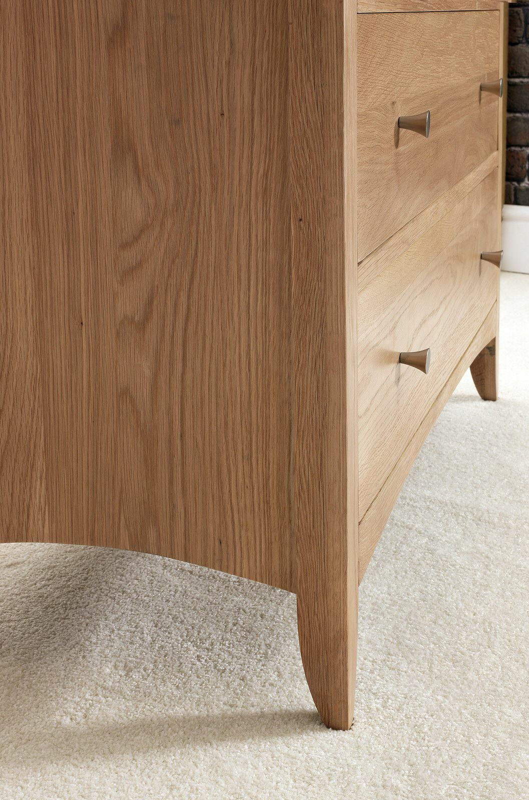 Oak Chest of Drawers Large Bedroom Wooden Storage Modern Edward Hopper